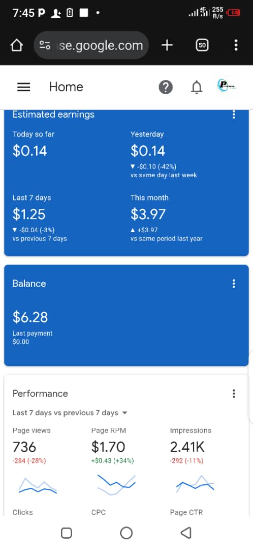 Fully Verified Naija 🇳🇬 Adsense available for sale