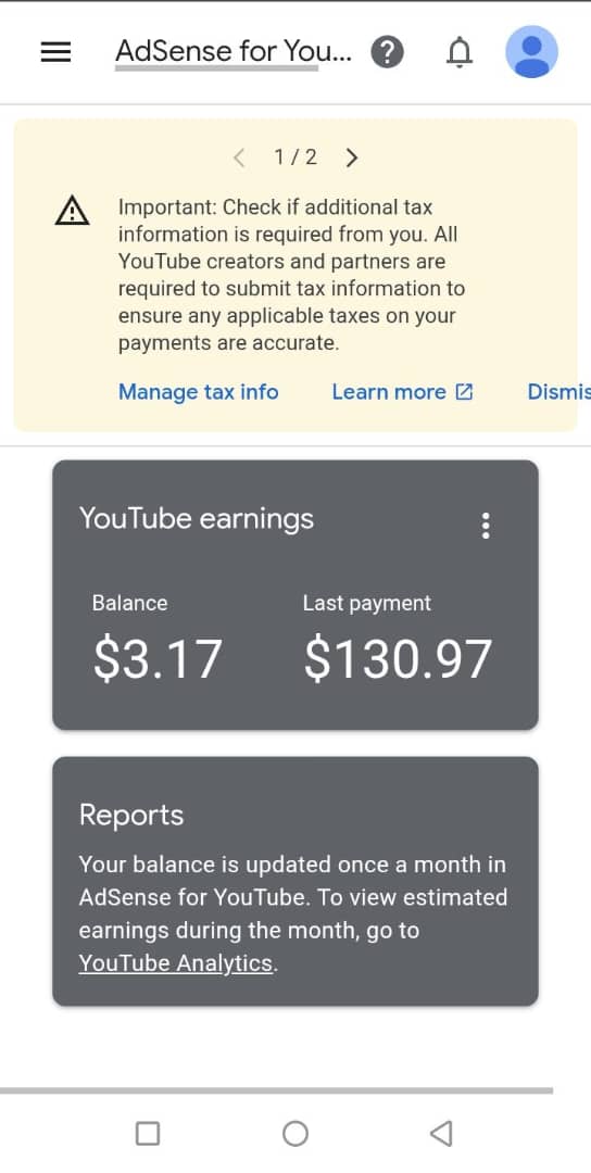Fully verified YouTube adsense account available for sale without CHANNEL