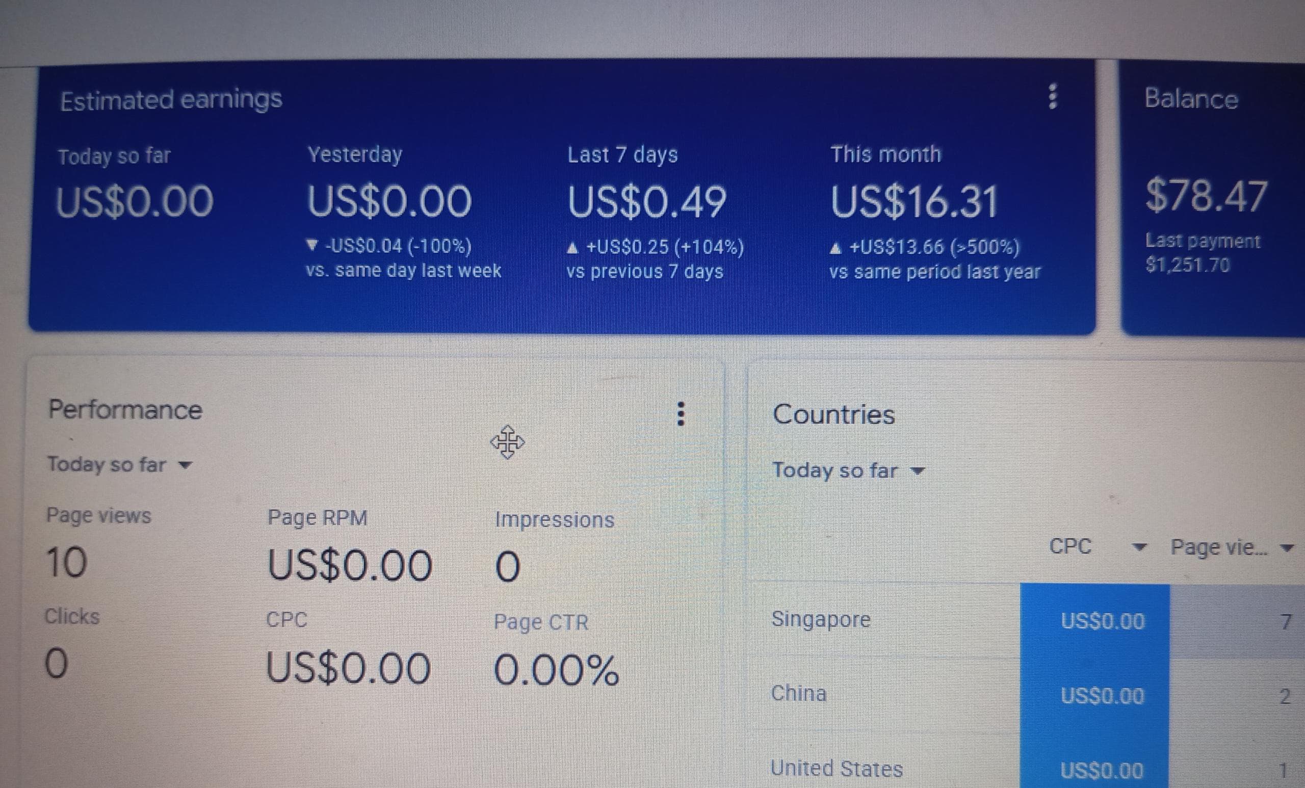 8x Payment Received Naija 🇳🇬AdSense Account
