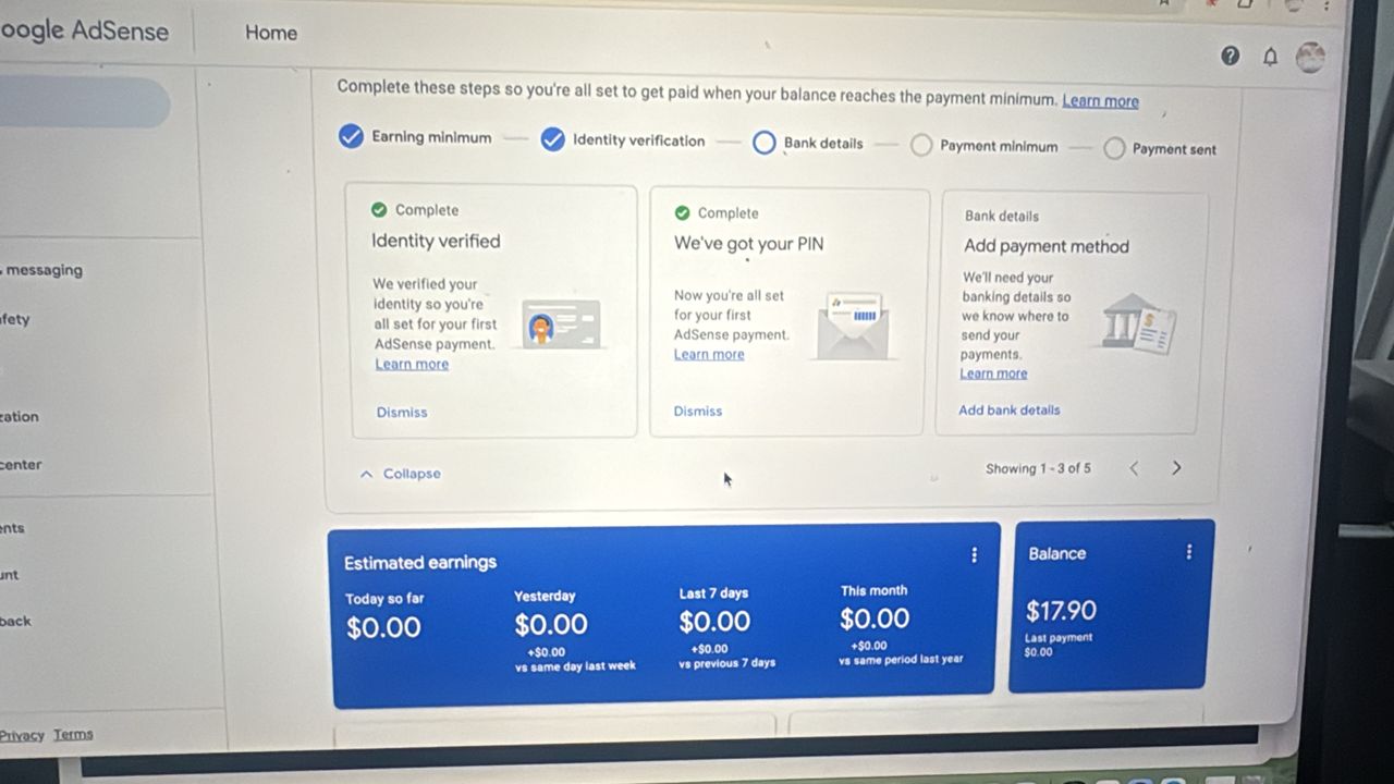 [Active Adx] Fully verified Naija Adsense account available for sale